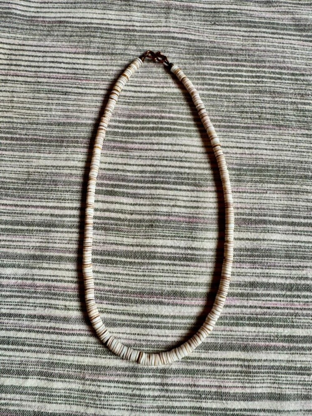 White Heishi Necklace